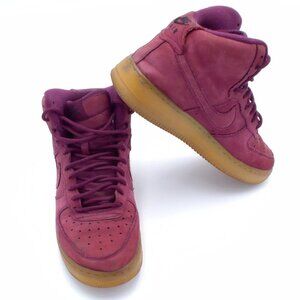 Nike Air Force One/High WB Bordeaux/US Size 7Y